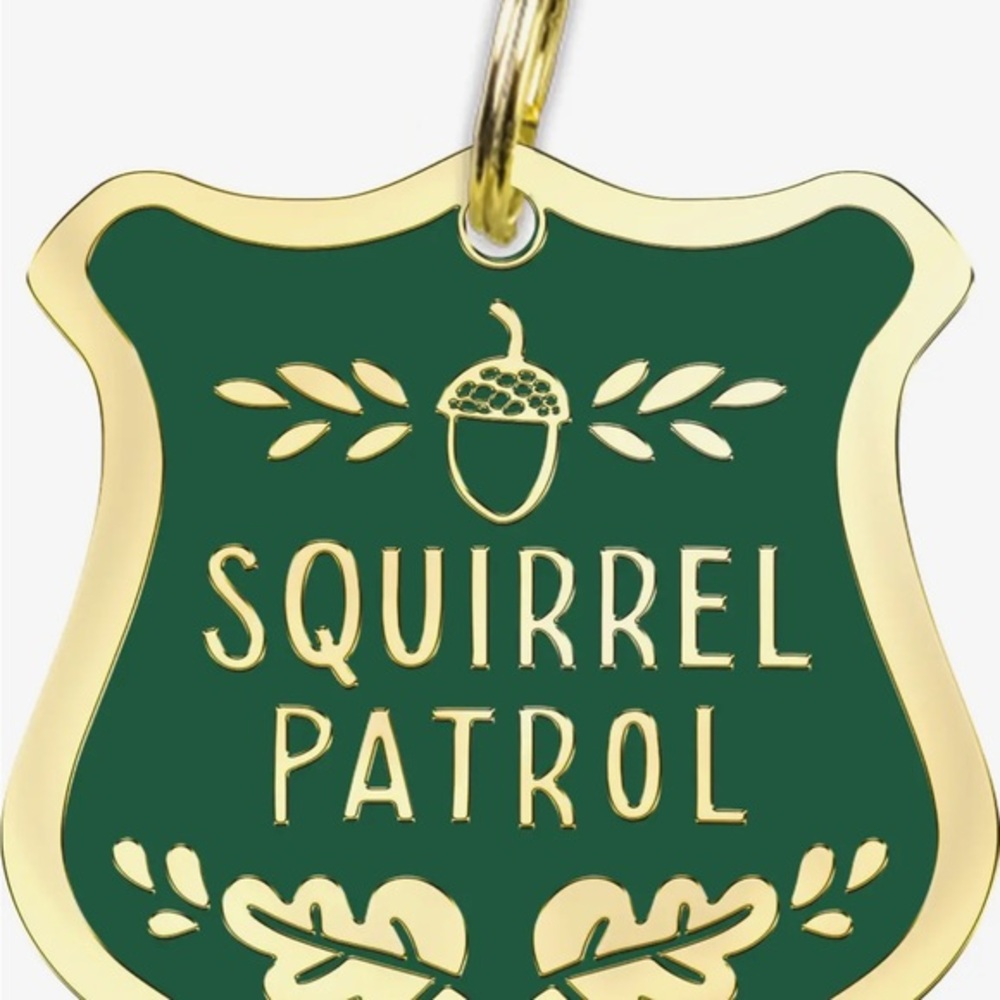 Squirrel Patrol Keychain‎